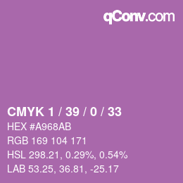 Color code: CMYK 1 / 39 / 0 / 33 | qconv.com