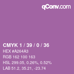 Color code: CMYK 1 / 39 / 0 / 36 | qconv.com