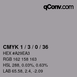 Color code: CMYK 1 / 3 / 0 / 36 | qconv.com