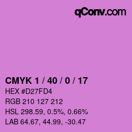 Color code: CMYK 1 / 40 / 0 / 17 | qconv.com