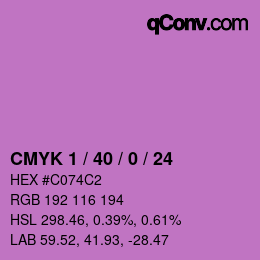 Color code: CMYK 1 / 40 / 0 / 24 | qconv.com