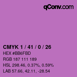 カラーコード: CMYK 1 / 41 / 0 / 26 | qconv.com