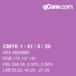 Color code: CMYK 1 / 41 / 0 / 29 | qconv.com