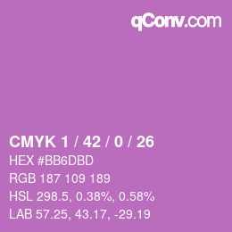 カラーコード: CMYK 1 / 42 / 0 / 26 | qconv.com