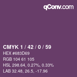 カラーコード: CMYK 1 / 42 / 0 / 59 | qconv.com