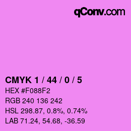 Color code: CMYK 1 / 44 / 0 / 5 | qconv.com