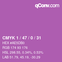 Código de color: CMYK 1 / 47 / 0 / 31 | qconv.com