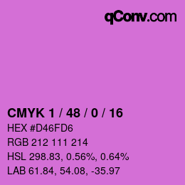 Color code: CMYK 1 / 48 / 0 / 16 | qconv.com