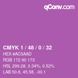 Color code: CMYK 1 / 48 / 0 / 32 | qconv.com