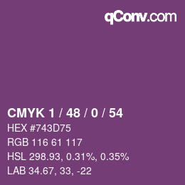 Color code: CMYK 1 / 48 / 0 / 54 | qconv.com