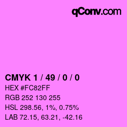 Color code: CMYK 1 / 49 / 0 / 0 | qconv.com