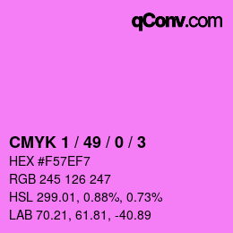 Color code: CMYK 1 / 49 / 0 / 3 | qconv.com