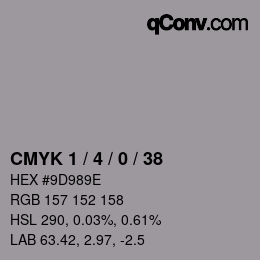 Color code: CMYK 1 / 4 / 0 / 38 | qconv.com