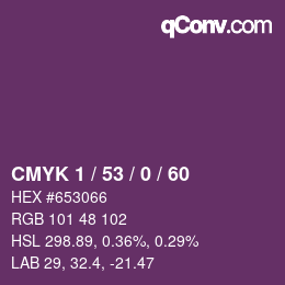 颜色代码: CMYK 1 / 53 / 0 / 60 | qconv.com