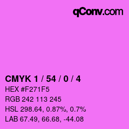 Color code: CMYK 1 / 54 / 0 / 4 | qconv.com