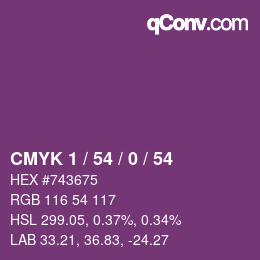 カラーコード: CMYK 1 / 54 / 0 / 54 | qconv.com