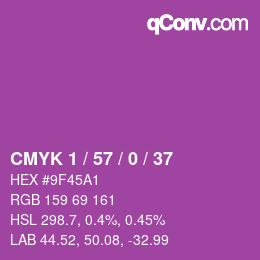 Color code: CMYK 1 / 57 / 0 / 37 | qconv.com