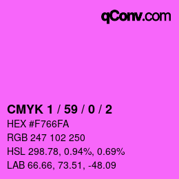 Color code: CMYK 1 / 59 / 0 / 2 | qconv.com