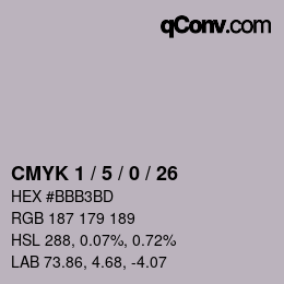Color code: CMYK 1 / 5 / 0 / 26 | qconv.com