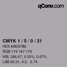 Color code: CMYK 1 / 5 / 0 / 31 | qconv.com