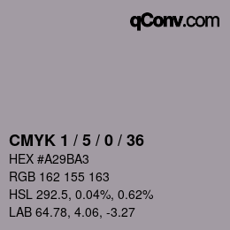 Color code: CMYK 1 / 5 / 0 / 36 | qconv.com