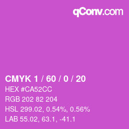 Color code: CMYK 1 / 60 / 0 / 20 | qconv.com