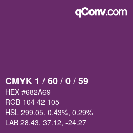 カラーコード: CMYK 1 / 60 / 0 / 59 | qconv.com