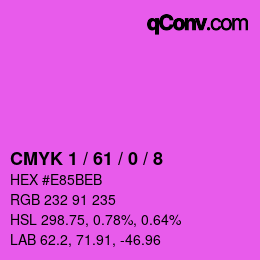 Color code: CMYK 1 / 61 / 0 / 8 | qconv.com