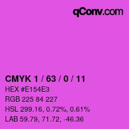 Color code: CMYK 1 / 63 / 0 / 11 | qconv.com