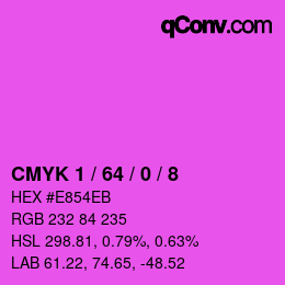 Color code: CMYK 1 / 64 / 0 / 8 | qconv.com