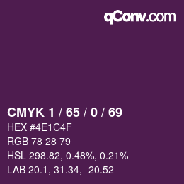 颜色代码: CMYK 1 / 65 / 0 / 69 | qconv.com