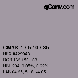 Color code: CMYK 1 / 6 / 0 / 36 | qconv.com