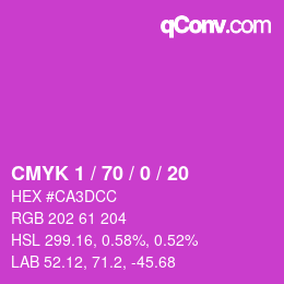 Color code: CMYK 1 / 70 / 0 / 20 | qconv.com