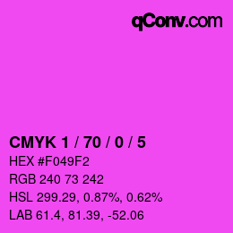 Color code: CMYK 1 / 70 / 0 / 5 | qconv.com