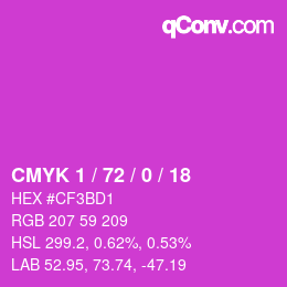 Color code: CMYK 1 / 72 / 0 / 18 | qconv.com