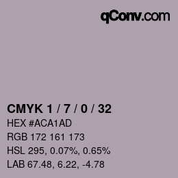 颜色代码: CMYK 1 / 7 / 0 / 32 | qconv.com