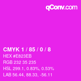 Color code: CMYK 1 / 85 / 0 / 8 | qconv.com