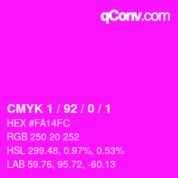 Color code: CMYK 1 / 92 / 0 / 1 | qconv.com