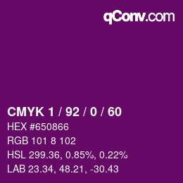 Color code: CMYK 1 / 92 / 0 / 60 | qconv.com