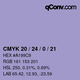 Color code: CMYK 20 / 24 / 0 / 21 | qconv.com