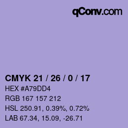 Color code: CMYK 21 / 26 / 0 / 17 | qconv.com
