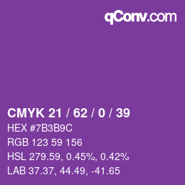 Farbcode: CMYK 21 / 62 / 0 / 39 | qconv.com