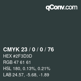 カラーコード: CMYK 23 / 0 / 0 / 76 | qconv.com