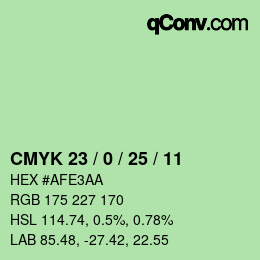 Color code: CMYK 23 / 0 / 25 / 11 | qconv.com