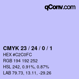 Color code: CMYK 23 / 24 / 0 / 1 | qconv.com