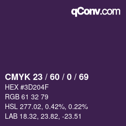 颜色代码: CMYK 23 / 60 / 0 / 69 | qconv.com