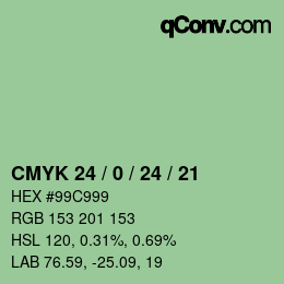 Color code: CMYK 24 / 0 / 24 / 21 | qconv.com