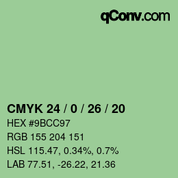 Color code: CMYK 24 / 0 / 26 / 20 | qconv.com