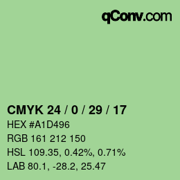 Color code: CMYK 24 / 0 / 29 / 17 | qconv.com