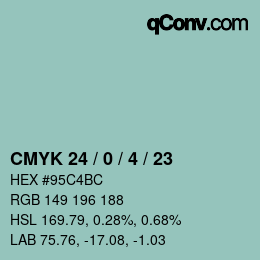 Color code: CMYK 24 / 0 / 4 / 23 | qconv.com